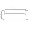 Superstretch Sofahusse Klippan Milos