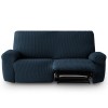 Superstretch Husse für Sofa Relax -3 Sitzer 2 Füße Mila