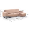 Funda Chaise Longue Super Elástica VELVET